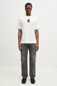 A Bathing Ape t-shirt in cotone Ape Head 1L30110305 beige