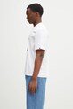 Pamučna majica A Bathing Ape College Monogram Ape Head 1L30110334 bijela SS25