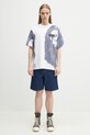 A Bathing Ape cotton t-shirt Water Print College 1L30109339 white