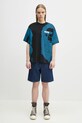 A Bathing Ape t-shirt bawełniany Water Print College 1L30109339 czarny
