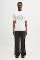 A Bathing Ape t-shirt in cotone Chain Stitch Shark 1L30109343 bianco