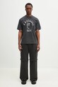 A Bathing Ape cotton t-shirt Garment Dye Spray Print College 1L30109345 black