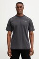 Oblečenie Bavlnené tričko Peak Performance G80587 sivá