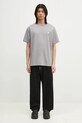 Carhartt WIP t-shirt in cotone S/S Madison T-Shirt I033000.2QEXX grigio