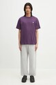 Bavlněné tričko Carhartt WIP S/S Madison T-Shirt I033000.2RPXX fialová