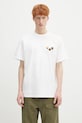 Одежда Хлопковая футболка Carhartt WIP S/S Button T-Shirt I034658.02XX белый