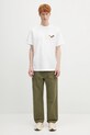 Carhartt WIP cotton t-shirt S/S Button T-Shirt I034658.02XX white