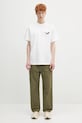 Хлопковая футболка Carhartt WIP S/S Button T-Shirt I034658.02XX белый