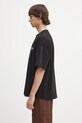 Βαμβακερό μπλουζάκι Carhartt WIP S/S Signature Script T-Shirt I033828.0D2XX μαύρο SS25