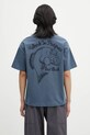 Odzież Carhartt WIP t-shirt bawełniany S/S Bait Shack T-Shirt I034660.2OTGD niebieski