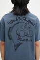 Carhartt WIP t-shirt bawełniany S/S Bait Shack T-Shirt niebieski I034660.2OTGD