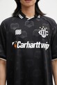 Carhartt WIP polo shirt S/S Hartt’s Football T-Shirt black I034625.2UFXX