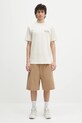 Хлопковая футболка Carhartt WIP S/S Lay Up T-Shirt I034765.2XPXX бежевый