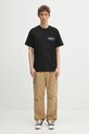 Хлопковая футболка Carhartt WIP S/S Catalogue T-Shirt I034644.2X8XX чёрный
