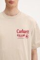 Бавовняна футболка Carhartt WIP S/S Catalogue T-Shirt бежевий I034644.2X6XX