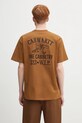 Odzież Carhartt WIP t-shirt bawełniany S/S Cabinetry T-Shirt I034779.08WXX brązowy