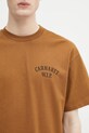 Carhartt WIP tricou din bumbac S/S Cabinetry T-Shirt maro I034779.08WXX