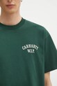 Carhartt WIP t-shirt bawełniany S/S Cabinetry T-Shirt zielony I034779.2RQXX