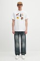 Carhartt WIP t-shirt bawełniany S/S Jacob Rochester T-Shirt I034780.02XX biały