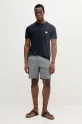 Gant t-shirt bawełniany 2003306 granatowy SS25