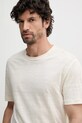 Gant maglietta in lino beige 2003318