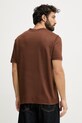 Odzież Gant t-shirt lniany 2003318 brązowy