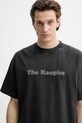 The Kooples t-shirt bawełniany szary HTSC30020K