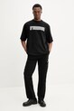 Bavlněné tričko Sprayground SP695BLK černá SS25