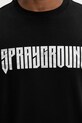 Bavlněné tričko Sprayground SP695BLK černá