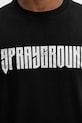 Bavlněné tričko Sprayground SP695BLK černá