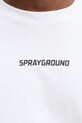 Памучна тениска Sprayground SP738WHT бял
