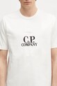 C.P. Company t-shirt in cotone bianco 18CMTS106A110301W