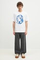 Billionaire Boys Club cotton t-shirt Cracked Flock Print Astro T-Shirt B25156 white