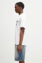 Bavlnené tričko Billionaire Boys Club Diamond Script Logo T-Shirt B25162 biela SS25