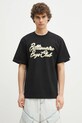 Бавовняна футболка Billionaire Boys Club Diamond Script Logo T-Shirt бавовна чорний B25162