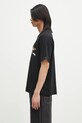 ICECREAM tricou din bumbac Running Dog T-Shirt IC25141 negru SS25