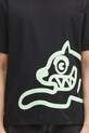 Хлопковая футболка ICECREAM Jumbo Running Dog T-Shirt чёрный IC25147