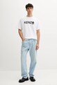 Bavlněné tričko Kenzo Boke Flower 2.0 FF55TS4914SG.01 bílá SS25