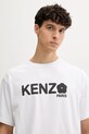Bavlněné tričko Kenzo Boke Flower 2.0 bílá FF55TS4914SG.01
