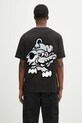 Kenzo t-shirt bawełniany x Verdy nadruk czarny FF55TS4994SG.99J
