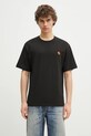 Памучна тениска Kenzo Pop стандартна черен FF55TS5284SG.99J