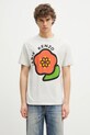 Kenzo t-shirt bawełniany nadruk szary FF55TS5304SG.93
