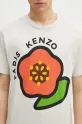 Kenzo t-shirt in cotone grigio FF55TS5304SG.93