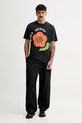 Kenzo t-shirt bawełniany FF55TS5304SG.99J czarny SS25