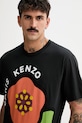 Kenzo t-shirt bawełniany czarny FF55TS5304SG.99J