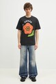 Kenzo t-shirt bawełniany FF55TS5304SG.99J czarny