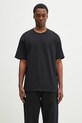 Norse Projects tricou din bumbac Norse Standard Heavy Loose T-shirt uni negru N01.0679.9999