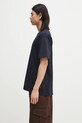 Pamučna majica Norse Projects Norse Standard Heavy Loose T-shirt N01.0679.7004 mornarsko plava SS25