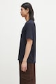 Norse Projects t-shirt bawełniany Holger Post Stamp Print T-Shirt N01.0686.7004 granatowy SS25