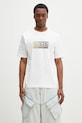 Norse Projects t-shirt in cotone Holger Post Stamp Print T-Shirt rilassato bianco N01.0686.0001